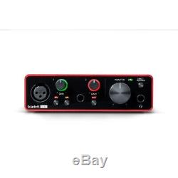 Focusrite Scarlett Solo 2x2 USB Audio Interface 3rd Gen for Singer/Songwriters