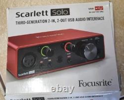 Focusrite Scarlett Solo 3rd Gen Sealed