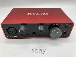 Focusrite Scarlett Solo 3rd Gen USB Audio Interface 2-in 2-out