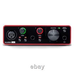 Focusrite Scarlett Solo 3rd Gen USB Audio Interface Studio Sound for Creators