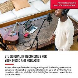 Focusrite Scarlett Solo 3rd Gen USB Audio Interface, The Guitarist, Vocalist