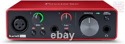 Focusrite Scarlett Solo 3rd Gen USB Audio Interface, for the Guitarist, or and