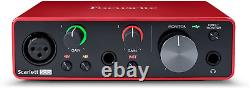 Focusrite Scarlett Solo 3rd Gen USB Audio Interface, for the Guitarist, or and