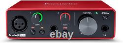 Focusrite Scarlett Solo 3rd Gen USB Audio Interface, for the Guitarist, or and