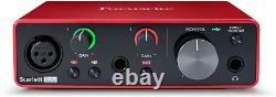 Focusrite Scarlett Solo 3rd Gen USB Audio Interface for the Guitarist or and