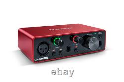 Focusrite Scarlett Solo 3rd Generation Professional 2-Ch USB Audio Interface