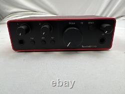 Focusrite Scarlett Solo 4th Gen USB Audio Interface