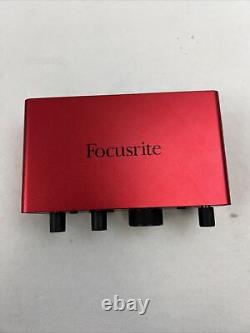 Focusrite Scarlett Solo 4th Gen USB Audio Interface