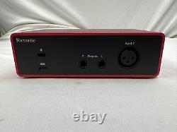 Focusrite Scarlett Solo 4th Gen USB Audio Interface