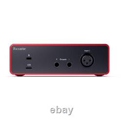 Focusrite Scarlett Solo (4th Gen) USB Audio Interface (NEW)