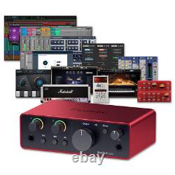 Focusrite Scarlett Solo 4th Gen USB Audio Interface & Software Bundle