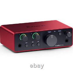 Focusrite Scarlett Solo 4th Gen USB Audio Interface & Software Bundle