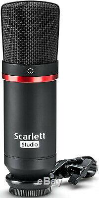 Focusrite Scarlett Solo Studio (2nd Gen) USB Audio Interface & Recording Bundle