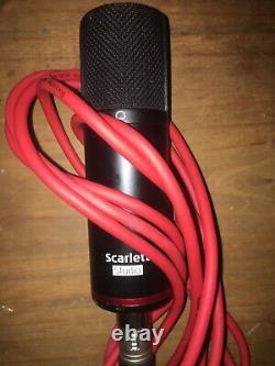 Focusrite Scarlett Solo Studio 3RD Gen WITH ARM & POP FILTER (not in photos)