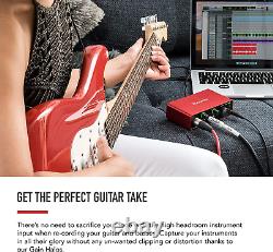 Focusrite Scarlett Solo Studio 3Rd Gen USB Audio Interface Bundle for the Guitar