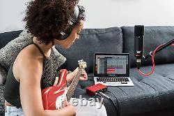 Focusrite Scarlett Solo Studio 3Rd Gen USB Audio Interface Bundle for the Guitar