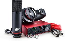 Focusrite Scarlett Solo Studio 3Rd Gen USB Audio Interface Bundle for the Guitar