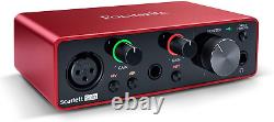 Focusrite Scarlett Solo Studio 3Rd Gen USB Audio Interface and Recording Bundle