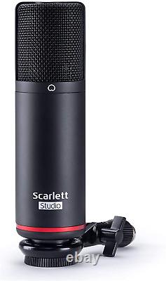 Focusrite Scarlett Solo Studio 3Rd Gen USB Audio Interface and Recording Bundle