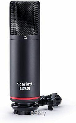 Focusrite Scarlett Solo Studio 3rd Gen USB Audio Interface Bundle