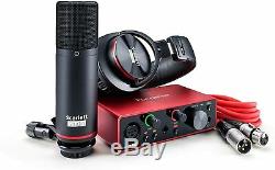 Focusrite Scarlett Solo Studio (3rd Gen) USB Audio Interface Recording Bundle