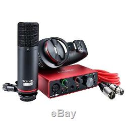 Focusrite Scarlett Solo Studio 3rd Gen USB Audio Interface & Recording Bundle