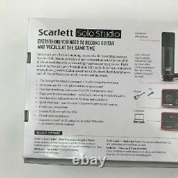 Focusrite Scarlett Solo Studio (3rd Gen)USB Audio Interface and Recording Bundle