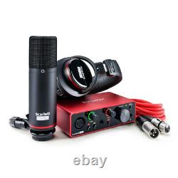 Focusrite Scarlett Solo Studio Complete Recording Package 3rd Gen