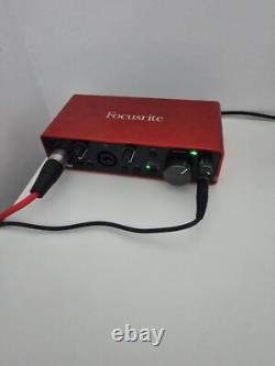 Focusrite Scarlett Solo Studio Mk3 USB Audio Interface plus stand
