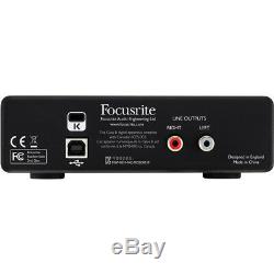 Focusrite Scarlett Solo USB Interface Gen2 Audio-Technica AT2035 Microphone Kit