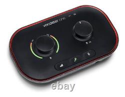 Focusrite Vocaster One Podcasting Recording Audio Interface Auto Gain Software