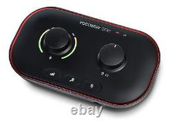 Focusrite Vocaster One Studio Podcasting Recording Interface Microphone H/Phones