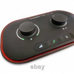 Focusrite Vocaster One USB Audio Interface For Podcasters Excellent In Box