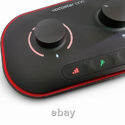 Focusrite Vocaster One USB Audio Interface For Podcasters Excellent In Box