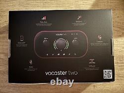 Focusrite Vocaster Two Podcast Interface -Black