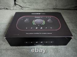 Focusrite Vocaster Two Podcast Interface -Black BNIB RRP £249