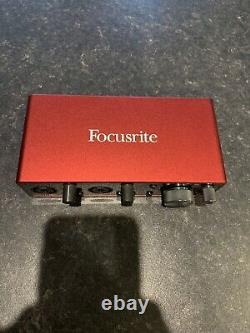 Focusrite scarlett 2i2 3rd gen audio interface