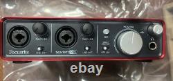 Focusrite scarlett 2i2 USB Audio Interface 1st Gen BN Free P&P