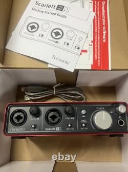 Focusrite scarlett 2i2 USB Audio Interface 1st Gen BN Free P&P