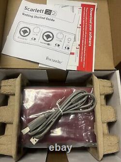 Focusrite scarlett 2i2 USB Audio Interface 1st Gen BN Free P&P