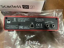 Focusrite scarlett 2i2 USB Audio Interface 1st Gen BN Free P&P