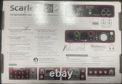 Focusrite scarlett 2i2 USB Audio Interface 1st Gen BN Free P&P