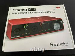 Focusrite scarlett 4i4 (3rd Gen) USB Audio Interface