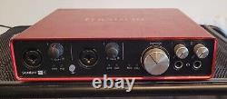 Focusrite scarlett 6i6 2nd Gen 6-In/6-out USB Audio Interface Studio-Used