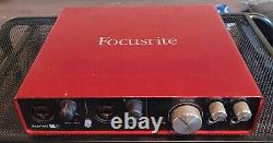 Focusrite scarlett 6i6 2nd Gen 6-In/6-out USB Audio Interface Studio-Used