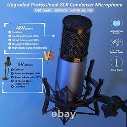 Gaming Audio Mixer for Streaming, PC Audio Interface, DJ Mixer with