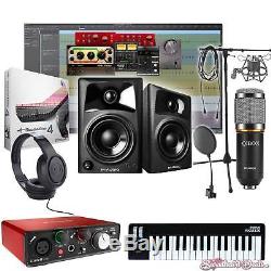 Home Recording Bundle Studio One Package Midi32 M-Audio Focusrite Software