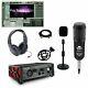 Home Recording Bundle Studio Package Pro Tools First With Tascam Interface