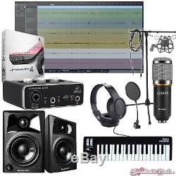 Home Recording Presonus Studio One 4 Bundle Package Midi 32 M-Audio Software