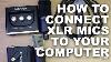 How To Connect An Xlr Mic To Computer For Beginners